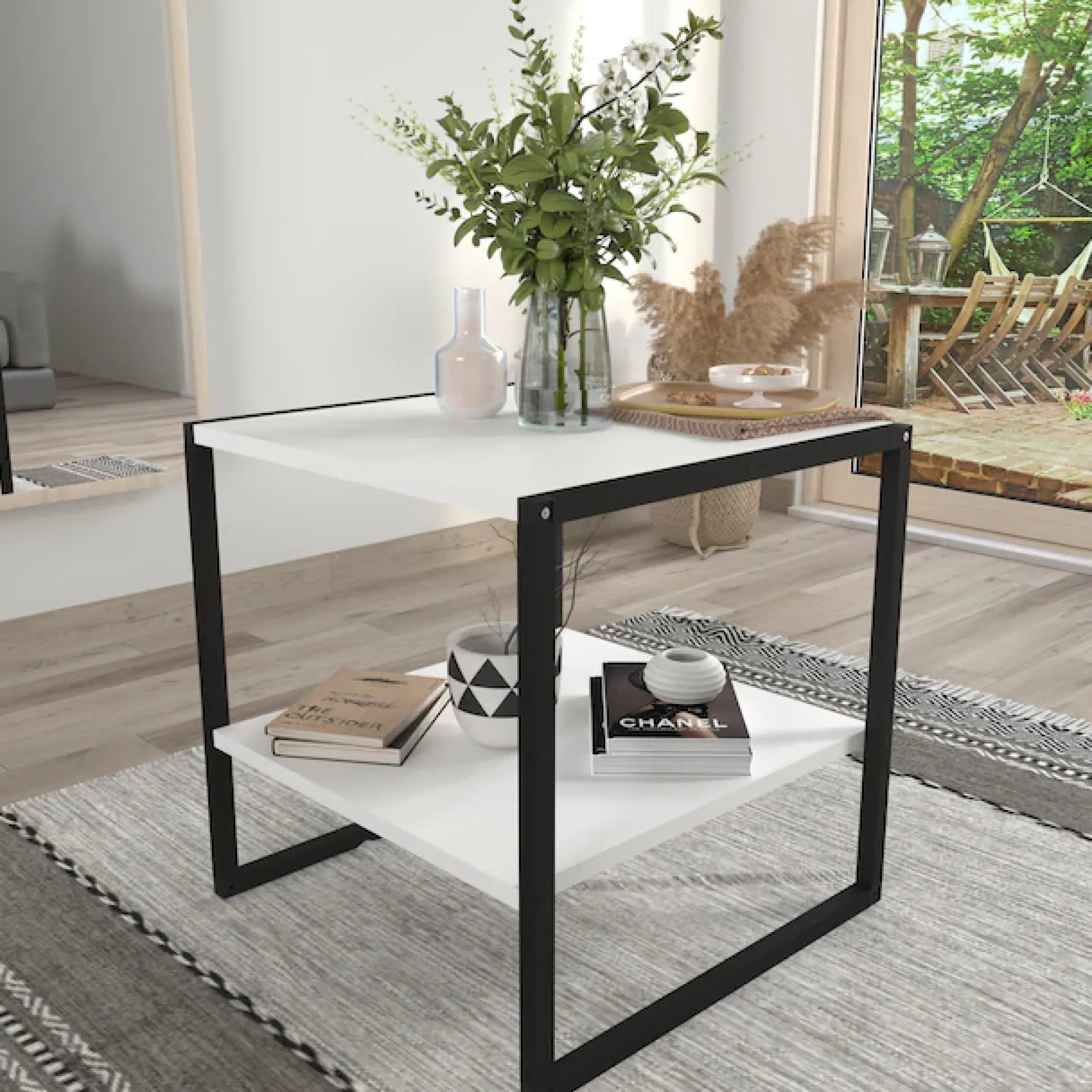 VCM Couchtisch »Quadratischer Sofatisch Couchtisch Insasi M« 1 Stk. tlg.