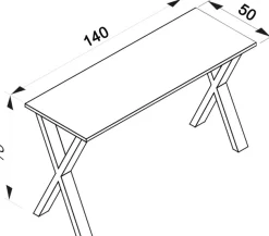 VCM Esstisch »Premium Holz Esstisch Tisch Xona X Weiß« 1 Stk. tlg.