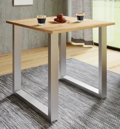 VCM Esstisch »Premium Holz Esstisch Küchentisch Xona U 80x80« 1 Stk. tlg.