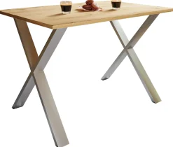VCM Esstisch »Premium Holz Esstisch Küchentisch Xona X 140x80« 1 Stk. tlg.