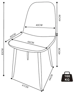 VCM Esszimmerstuhl »6er Esszimmerstühle Küchenstühle Rückenlehne Fiolo« () 6 Stk.
