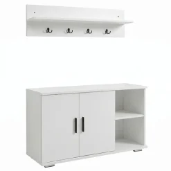 VCM Garderobenschrank »Diele Garderoben Set Schuhschrank Sitzbank Gados L« 2 Stk. tlg.