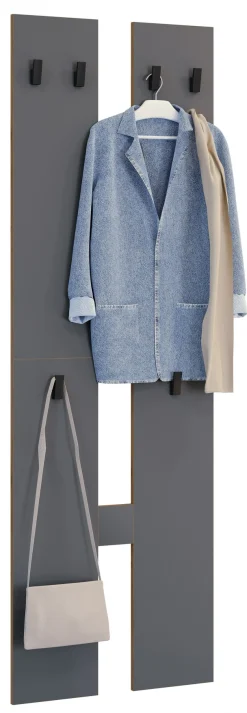 VCM Garderobenschrank »Holz Set Dielenmöbel Gardeobe Kleiderhaken Salia M« 1 Stk. tlg.