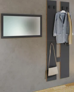 VCM Garderobenschrank »Holz Set Dielenmöbel Gardeobe Kleiderhaken Salia M« 1 Stk. tlg.