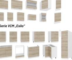VCM Hängeschrank »Küchenschrank B. 60 cm Hängeschrank Klappe Esilo« 1 Stk. tlg.