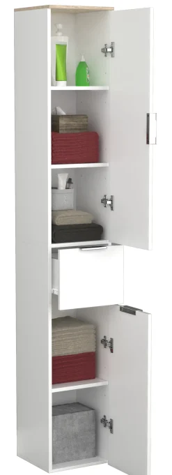 VCM Hochschrank »Holz Badmöbel Badschrank Hochschrank Donali« 1 Stk. tlg.