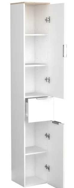 VCM Hochschrank »Holz Badmöbel Badschrank Hochschrank Donali« 1 Stk. tlg.