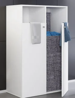 VCM Hochschrank »Wäscheschrank Wäschetruhe Wäschebox Dreso XL 2-f« 1 Stk. tlg.