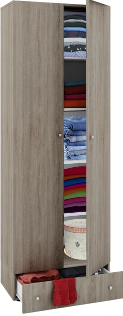 VCM Kleiderschrank »Kleiderschrank Jugendschrank Vandol Drehtüren S« 1 Stk. tlg.