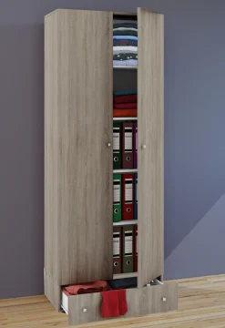 VCM Kleiderschrank »Kleiderschrank Jugendschrank Vandol Drehtüren S« 1 Stk. tlg.