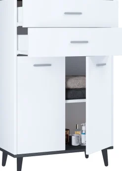VCM Kommode »Holz Highboard Kommode Schublade Lindas« 1 Stk. tlg.