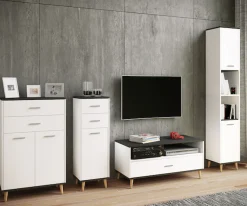 VCM Kommode »Holz Kommode Dielenmöbel Sideboard Anrichte Lindas« 1 Stk. tlg.