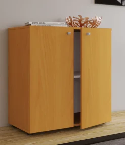 VCM Kommode »Holz Kommode Sideboard Anrichte Vandol 1 Drehtüren« 1 Stk. tlg.