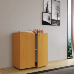 VCM Kommode »Holz Kommode Sideboard Anrichte Vandol 1 Drehtüren« 1 Stk. tlg.