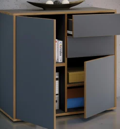 VCM Kommode »Holz Kommode Sideboard Salia Breite 80 Schublade« 1 Stk. tlg.