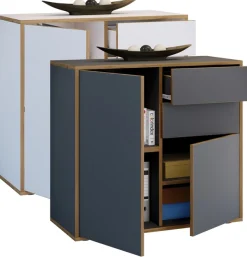 VCM Kommode »Holz Kommode Sideboard Salia Breite 80 Schublade« 1 Stk. tlg.