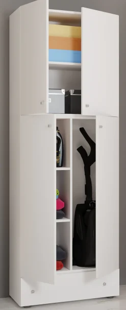 VCM Mehrzweckschrank »Holz Besenschrank Staubsauger Putzschrank Lona S« 1 Stk. tlg.