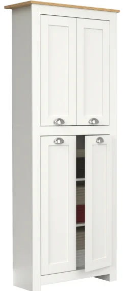 VCM Mehrzweckschrank »Holz Dielenschrank Badmöbel Bad Schrank Balusa« 1 Stk. tlg.