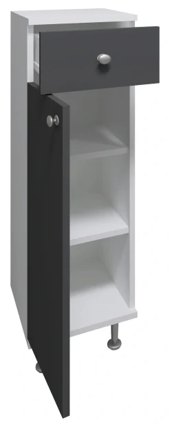 VCM Midischrank »Badmöbel Midischrank Badschrank Schublade Nilosi« 1 Stk. tlg.