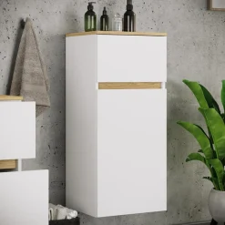 VCM Midischrank »Badschrank Hängeschrank Schublade Cosila 85x30x32« 1 Stk. tlg.