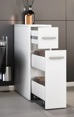 VCM Midischrank »Holz Badmöbel Nischenschrank Raumteiler Bad Zalo« 1 Stk. tlg.