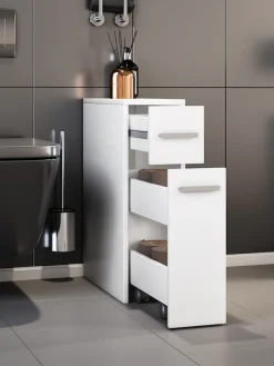VCM Midischrank »Holz Badmöbel Nischenschrank Raumteiler Bad Zalo« 1 Stk. tlg.