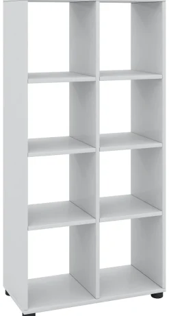VCM Midischrank »Holz Badmöbel Raumteiler Badregal Benos-2x4« 1 Stk. tlg.