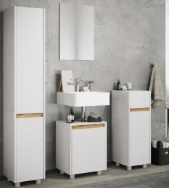 VCM Midischrank »Midischrank mit Schublade Drehtür Cosila 85x30x32« 1 Stk. tlg.