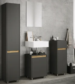 VCM Midischrank »Midischrank mit Schublade Drehtür Cosila 85x30x32« 1 Stk. tlg.