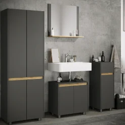 VCM Midischrank »Midischrank mit Schublade Drehtür Cosila 85x30x32« 1 Stk. tlg.