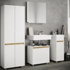 VCM Midischrank »Midischrank mit Schublade Drehtür Cosila 85x30x32« 1 Stk. tlg.