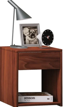 VCM Nachttisch »Holz Nachttisch Nachtschrank Schublade Sledo Mini« 1 Stk. tlg.