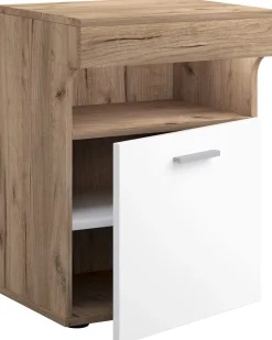 VCM Nachttisch »Holz Nachttisch Nachtschrank Schublade Slepal M« 1 Stk. tlg.