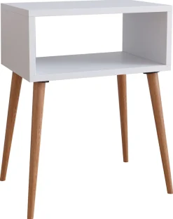 VCM Nachttisch »Holz Retro Nachttisch Beistelltisch Singol M« 1 Stk. tlg.