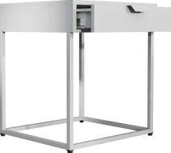 VCM Nachttisch »Metall Nachttisch Beistelltisch Schublade Flokas S« 1 Stk. tlg.