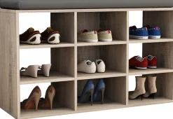 VCM Schuhregal »Holz Regal Schuhschrank Schuhregal Hinsol XS« 1 Stk. tlg.