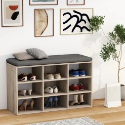 VCM Schuhregal »Holz Regal Schuhschrank Schuhregal Hinsol XS« 1 Stk. tlg.