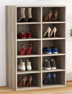 VCM Schuhregal »Holz Regal Schuhschrank Schuhregal Hinsol M« 1 Stk. tlg.