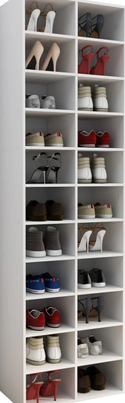 VCM Schuhregal »Holz Regal Schuhschrank Schuhregal Hinsol XL« 1 Stk. tlg.