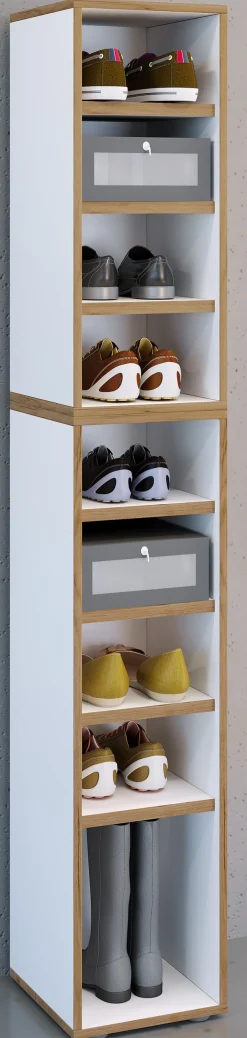 VCM Schuhregal »Holz Regal Schuhschrank Schuhregal Salia B30«