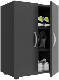 VCM Schuhschrank »Holz Großer Schuhschrank Schuhkommode Ulas 3« 1 Stk. tlg.
