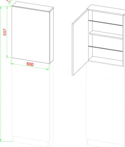 VCM Schuhschrank »Holz Schuhschrank Schuhkommode Fulisa XL« 1 Stk. tlg.