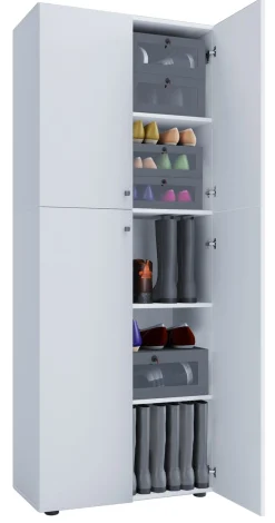 VCM Schuhschrank »XL Holz Großer Schuhschrank Schuhkommode Lona 5« 1 Stk. tlg.