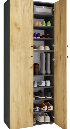 VCM Schuhschrank »XXL Holz Großer Schuhschrank Schuhkommode Lona 9« 1 Stk. tlg.