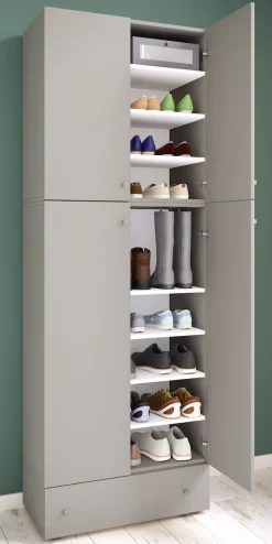 VCM Schuhschrank »XXL Schuhschrank Kleiderschrank Schrank Lona 9f A« 1 Stk. tlg.