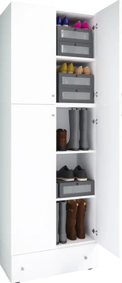 VCM Schuhschrank »XXL Schuhschrank Kleiderschrank Schrank Lona 5f S« 1 Stk. tlg.