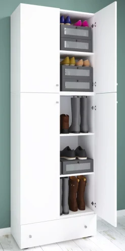 VCM Schuhschrank »XXL Schuhschrank Kleiderschrank Schrank Lona 5f S« 1 Stk. tlg.