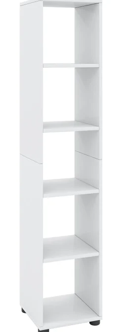 VCM Standregal »Holz Aufbewahrungs Stand Regal Bücher Benas-5« 1 Stk. tlg.