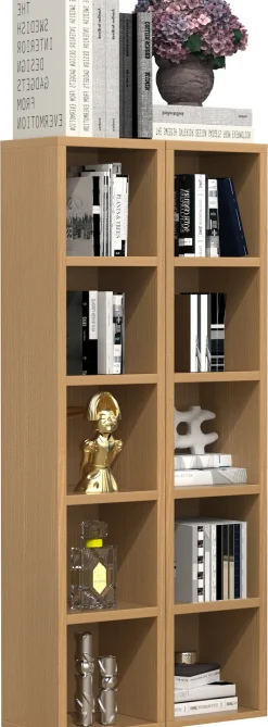 VCM Standregal »Holz CD DVD Stand Aufbewahrung Deko Regal Megosa S« 1 Stk. tlg.