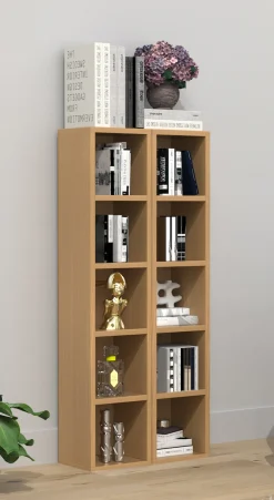VCM Standregal »Holz CD DVD Stand Aufbewahrung Deko Regal Megosa S« 1 Stk. tlg.